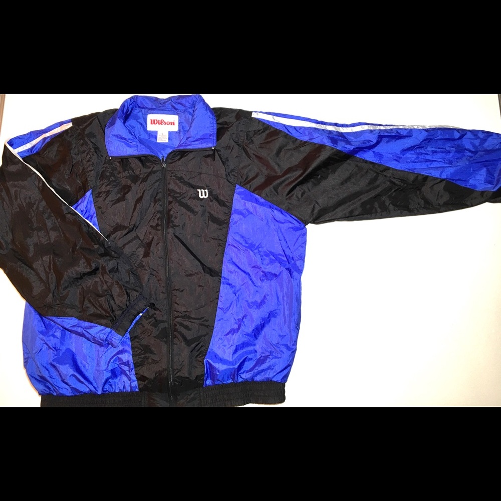 Vintage Wilson Windbreaker Jacket Men’s L 90s